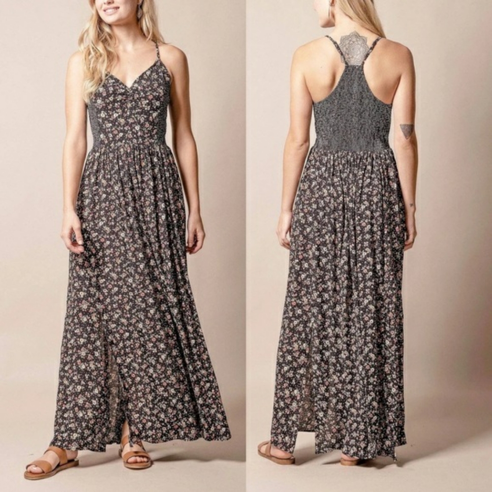 NEW Angie nordstrom maxi floral dress claire dress